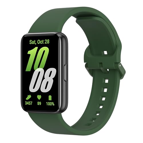 Image of Tobfit Strap Compatible for Samsung Galaxy Fit 3 (Watch Not Included), Flexible Premium Adjustable Watch Band for Galaxy Fit3 2024 SM-R390 Men & Women