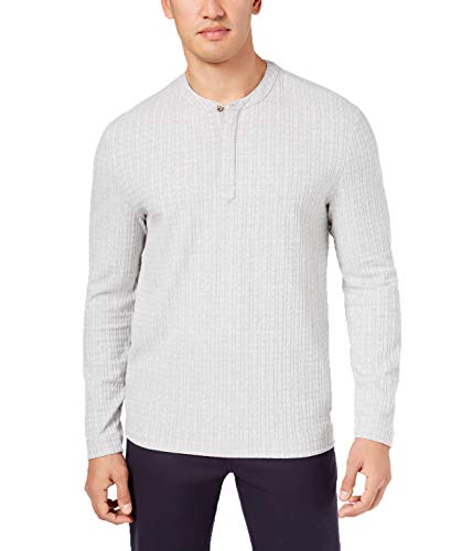 Tasso Elba Mens Pullover Long Sleeve Sweater XXL Silver Heather