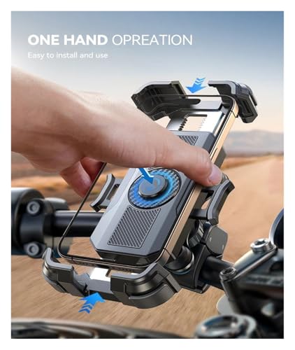 Fixation anti-vibration guidon moto avec amortisseur de chocs universel - 4