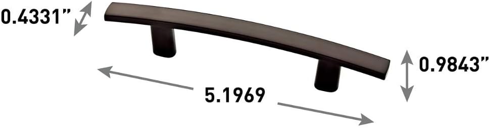 Franklin Brass 3" (76mm) Subtle Arch Pull, 10per pkg