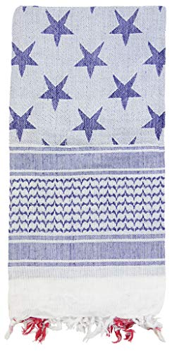 Image of Mato & Hash Stars And Stripes Military Shemagh Tactical 100% Cotton Scarf Head Wrap