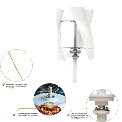 3000W Low Speed Wind Turbine Generator 12 V-48 V Kit Turbina Eólica 3 Lâminas Gerador de Energia Eól