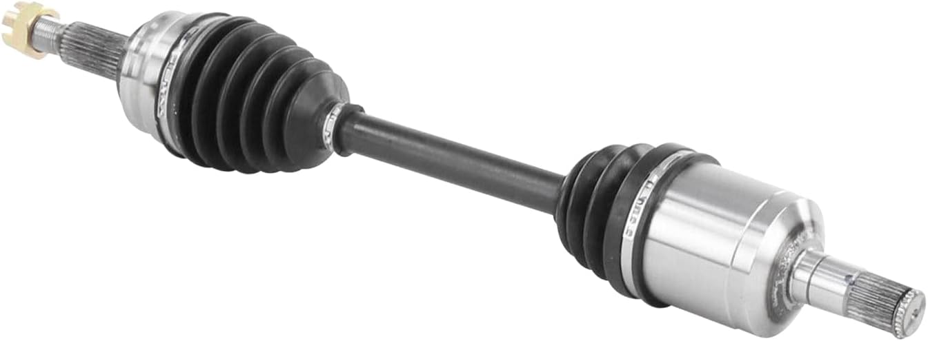 Detroit Axle - Front Left CV Axle for 2014-2017 Jeep Compass Patriot [Automatic Transmission], Driver Side CV Axle Shaft Assembly 2015 2016 Replacement