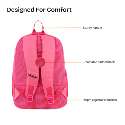 Image of Nasher Miles Polyester Backpack | Ideal for Preschool, Kindergarten, College, School, Office& Travel | Toddler, Girls, Boys, Men, Women