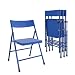 Safety First by COSCO Children's Pinch-Free Folding Chair, Blue, (4-pack)