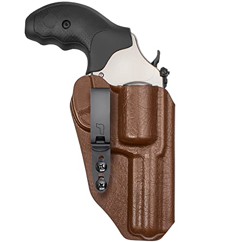 Tulster RATH IWB Revolver Holster fits: Smith & Wesson Model 60 3" J-Frame .357 Magnum | Ambidextrous Inside The Waistband Appendix Concealed Carry Kydex Holster - Tulster