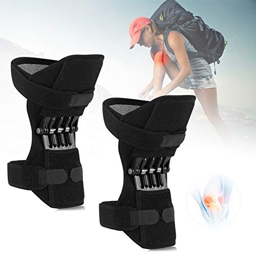 Rodillera Knee Active Plus, Rodilleras Deportivas con Poderoso Rebote de Primavera Knee Booster para Deportes Senderismo Escalada Entrenamiento Cuclillas