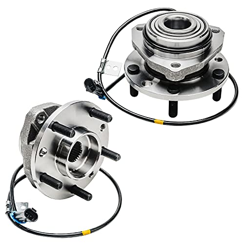 Detroit Axle - 4WD Front Wheel Hub & Bearings Replacement for Chevy Blazer S10 GMC Jimmy Sonoma Isuzu Hombre Olds Bravada - 2pc Set Detroit Axle - 4WD Front Wheel Hub & Bearings Replacement for Chevy Blazer S10 GMC Jimmy Sonoma Isuzu Hombre Olds Bravada - 2pc Set