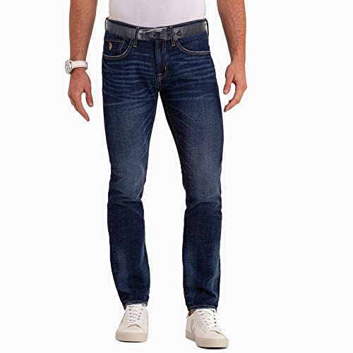 Alligator Belts with Cowhide Crocodile Print Belt Buckle - Changeable, 1 3/8 inch Wide, Black2