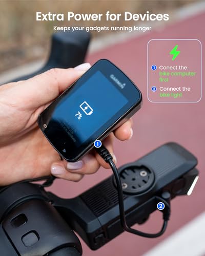 image for RAVEMEN FR1000 Bike Lights for Night Riding, Bicycle Light & Mount Int