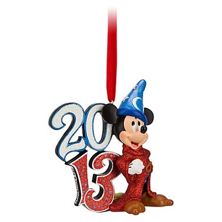 Suspension Mickey Sorcier ornement Disneyland 2013 figurine Noël