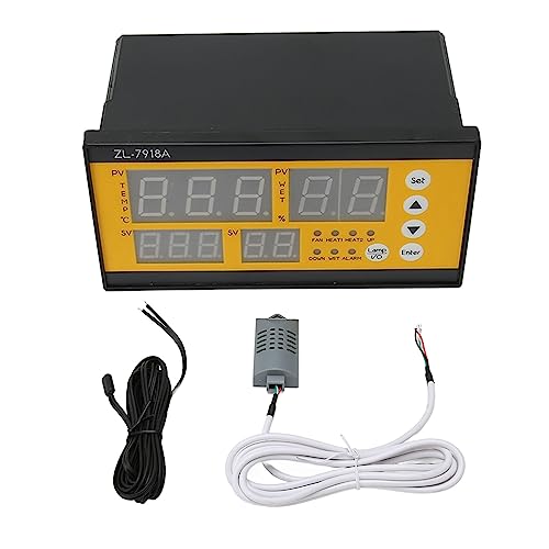 Egg Incubator Temperature Humidity Controller with Full Automatic Hatching, Precise Digital Display, 100-240V, for Farming & Home Use