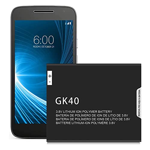 Battery for Motorola GK40, [2800mAh] New Upgrade Ultra-high Capacity 0 Cycle Battery Replacement for Motorola E3, Motorola E4, Motorola G4 Play XT1607, Motorola G5 XT1601, XT1603, XT1675