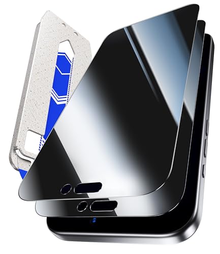 Hoerrye für iPhone Air für Panzerglas Sichtschutz - 9H+ Härte Schutzfolie, Case-Friendly [25° Anti-Spy, Einfache Installation, 0 Staub & Blasen] Anti-Fingerabdruck, Anti-Peeping, 2 Stück product image