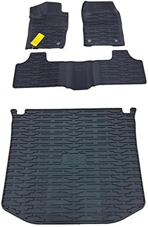 Jeep Grand Cherokee Rubber Slush Floor Mats & Cargo Tray Liner Set Mopar