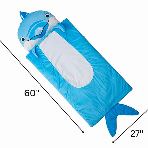 Image of Kid's Nap Buddies Character Preschool Nap Mat, Toddler Sleeping Bag with Pillow for Daycare, Ages 3+