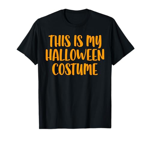 This Is My Halloween Costume Camicia Adulto Uomini Donne Bambini Maglietta