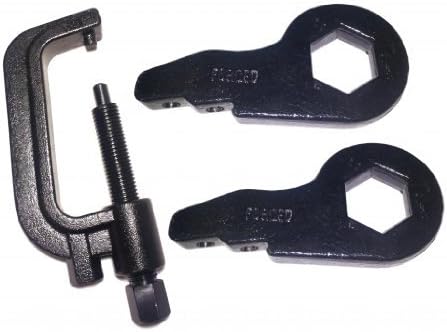QSA 2" FORGED Adjustable Torsion Leveling Lift Key Kit Compatible with 2000-2010 GMC Sierra 1500HD, 2500HD, 3500HD + Installation Tool - Fits RPO Codes FK2-FK3, FF6-FF7, FF8-FF9 Codes in Glove box!