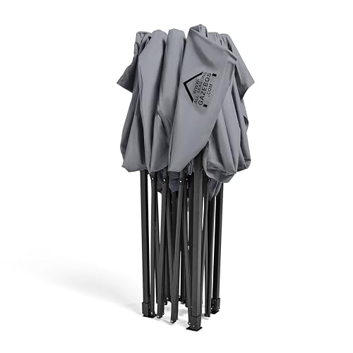 All Seasons Gazebos, 3x2m Heavy Duty Fully Waterproof, Premium Pop Up Gazebo + Carry Bag and Weights (Metallic Grey) - Image 6