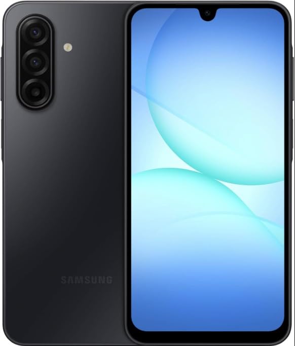 Samsung Galaxy A17 5G Smart Phone, 128GB, Unlocked, Large AMOLED, High-Res Camera, Durable Design, Super Fast Charging, Expandable Storage, Circle to Search, 2025, Black (Renewed)