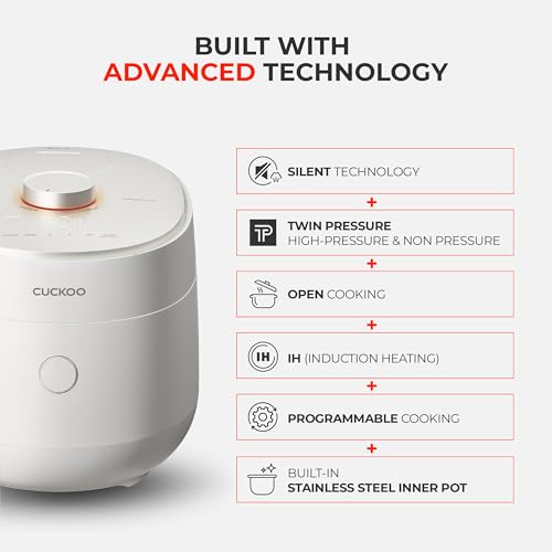 CUCKOO Twin Pressure Induction Rice Cooker, 20-Cup Cooked, CRP-OHTR1009FW - Image 4