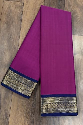 Image of SUPERLAXMI Womens Narayana Pattu Narayanpeth Cotton Silk Saree with unstitched blouse