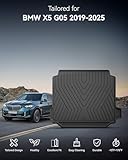 3W TPE BMW X5 Kofferraumwanne Maßgeschneidert,Hundegerecht Kofferraummatte Kompatibel für BMW G05 2019-2024,rutschfeste Wasserdicht BMW Kofferraum Schutzmatte,Schwarz Reinfach zu Reinigen