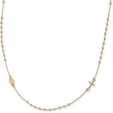 Diamond2Deal 14k Yellow Gold Rosary 
