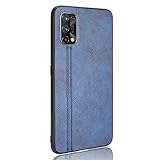 Wuzixi Coque pour Vivo U20,Housse de Protection en Cuir PU Ultra-Mince, antidrapante, Anti-Rayures et Anti-Traces de Doigts, adapte  Vivo U20.Bleu