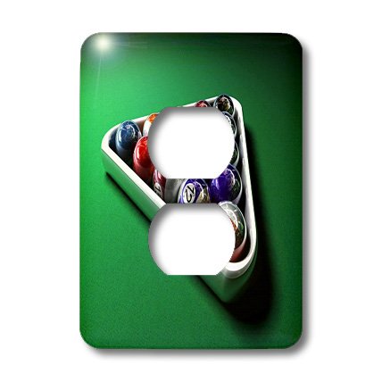 Cubierta para interruptor de luz Lets Play Billards para renovar placas viejas o sosas