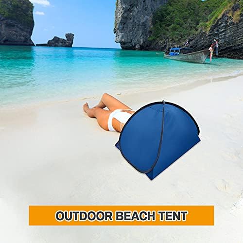 Beach Tent, zootop 27.5x19.7x17.7'' Pop Up Beach Tent for Personal with Phone Bracket & Storage Bag Portable Pop Up Beach Tent Sun Shelter Compact Beach Tent for Outdoors, Camping, Picnic, Beach