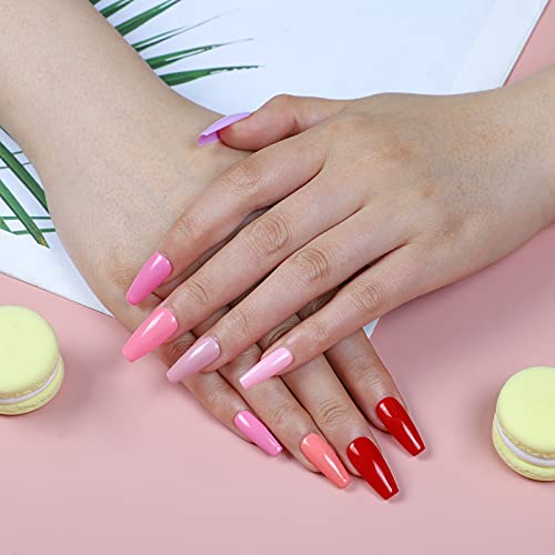 COSCELIA UV Nagellack,gelnägel set nägel bastelset farbgel gel nagellack weihnachtsdeko maniküre set,weihnachtsgeschenke… – Bild 5