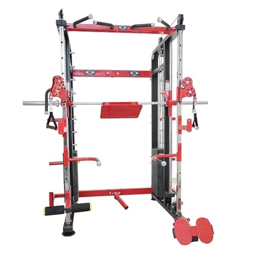 Image of Gym24 Functional Trainer with Smith Machine Home Gym All in One Home Gym Machine with PVC Weight 80 kg Both Side | Installation Free