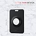 PROfezzion Tesla Key Card Holder with AirTag Slot, AirTag Tesla Card Plastic Card Key Holder for Model 3 Y S X Cybertruck with Keychain Key Rings, Key Card Protective Case Cover for Tesla - 1 Pack