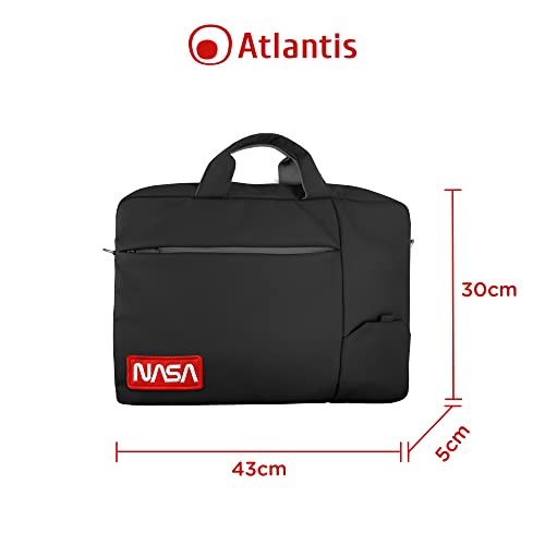 Atlantis Notebook Bag The Moon Project NASA Worm Borsa per Notebook 15.6'' Nero - 12