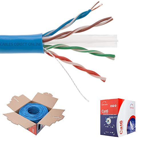 Cable Ethernet Satmaximum CAT6 UTP 1000 ft Azul miniatura 1