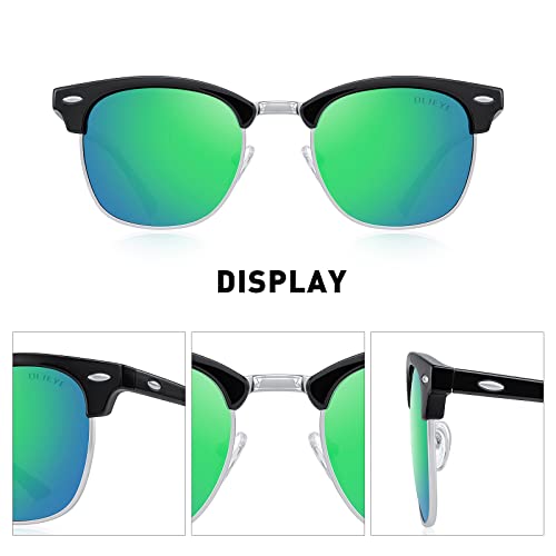 Semi-Rimless Polarized Sunglasses for Men and Women Classic Half Frame Driving Sun glasses3