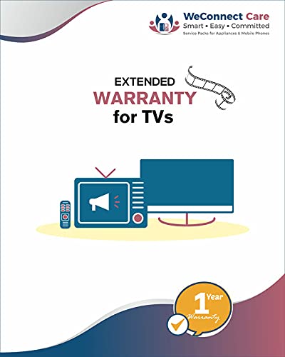 WeConnect Care – 1 Year Extended Warranty for Panasonic Smart LED TVs (49 inches, 55 inches & 58 inches – Price Upto Rs.60000) – E Mail Delivery in 2 Hours