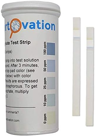 Phosphorus and Phosphate Detection Test Strips, 0-100 ppm [Vial of 50 Strips]