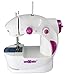 Sew Mighty Mini Sewing Machine for Kids, Beginners, Travel & More- Portable, Battery Powered, use for Traveling, Quick Repairs, Small Projects & Children– Dual-Speed, AC & DC power, Foot Pedal & More