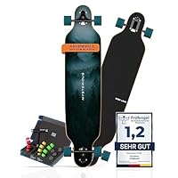 Sporterra Longboard [Sommer-Angebot] - Longboard Erwachsene und Jugendliche - Optimiert bis ins kleinste Detail für unvergessliche Abenteuer auf dem Long Board