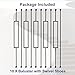 Sidasu 10-Pack Iron Balusters Staircase Rectangular Hollow Stair Spindles Square Craft Spindles Balusters 1/2
