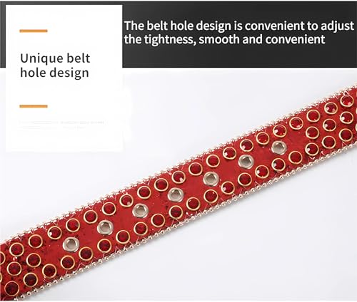 Studded belt Rhinestone Belt for Women BB Belt Y2K Style Cowgirl Bling Belt Western Belt Festivals Gifts Belt3