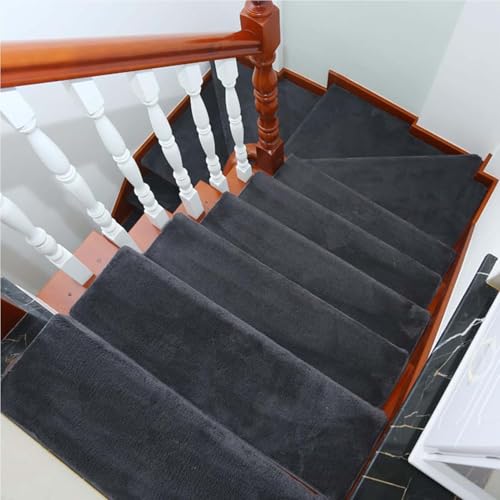 Peldaños de escalera autoadhesivos para proteger escaleras de madera 2