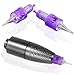 Purple Universal Tattoo Cartridge Needles Set, Silicone Anti-Slip for SMP Machines, Permanent Makeup & Scalp Micro Pigmentation, Hairline Tattoo Needles for Beauty Salons & Professionals