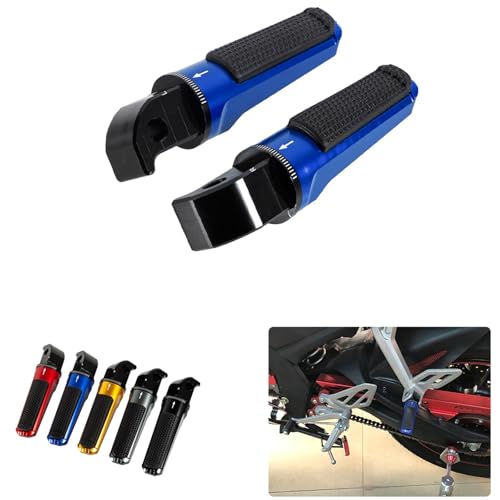 Repose-Pieds Arrière pour Yamaha MT07 MT09 T-Max Xmax Aluminium CNC - 2