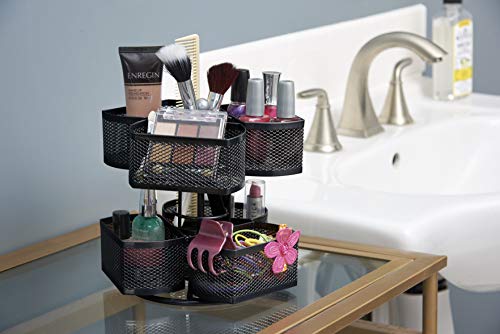 Nifty Cosmetic Organizing Carousel, Black - Thumbnail 3