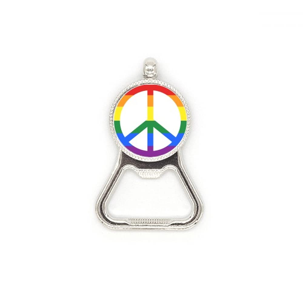 Décapsuleur acier inoxydable LGBT arc-en-ciel aux finitions durables