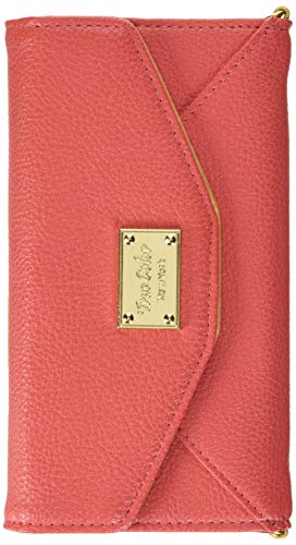 iPhone 6/6s Wallet Case, True Color Premium Leatherette Polka Dots Wristlet Clutch Folio Tri-Fold Wallet Purse Case Cover – Black Compatible Model – ADD: iphone 6s