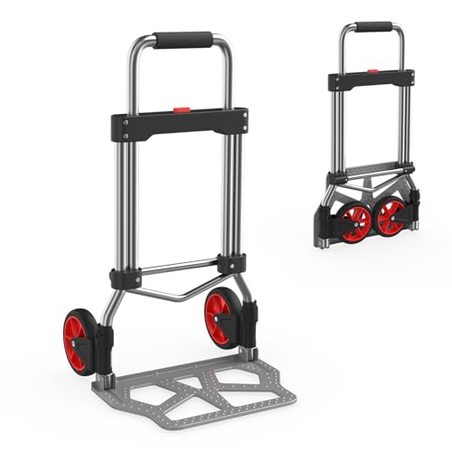 Carretilla plegable con marco de acero aleado 220 lb capacidad